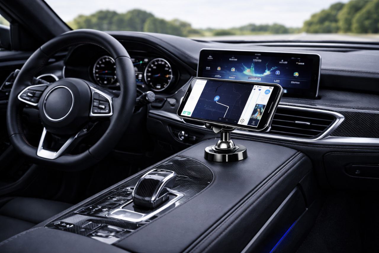 CleanRide™ Magnetic Phone Mount – 360° Rotation