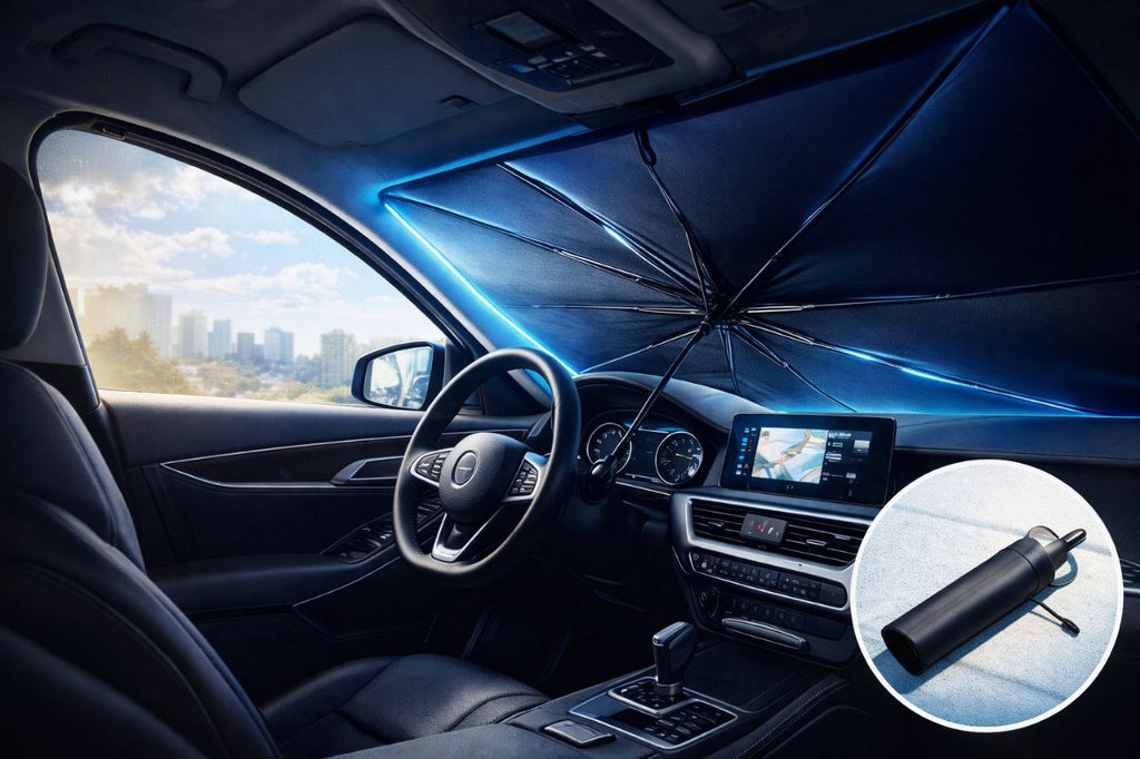 CleanRide™ Foldable Windshield Sunshade Umbrella
