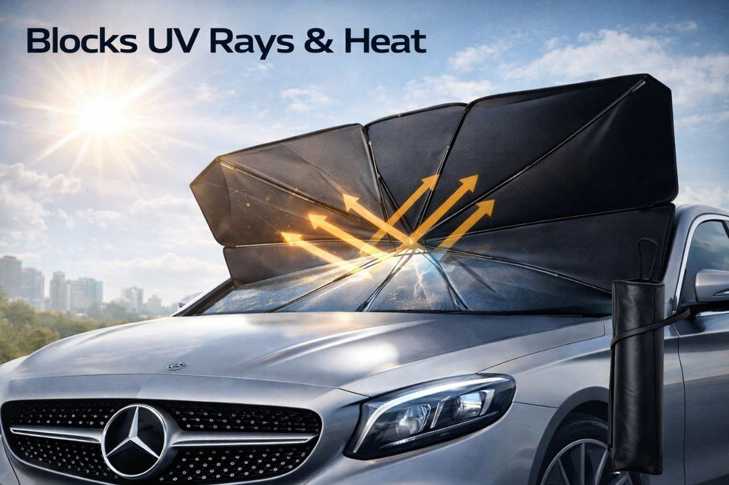 CleanRide™ Foldable Windshield Sunshade Umbrella