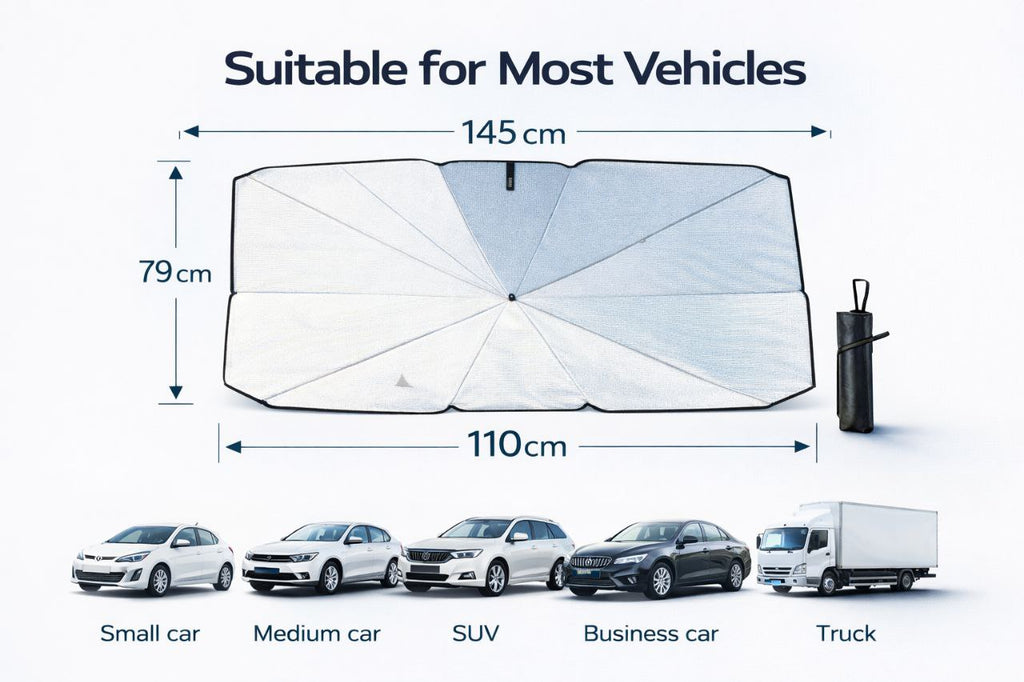 CleanRide™ Foldable Windshield Sunshade Umbrella