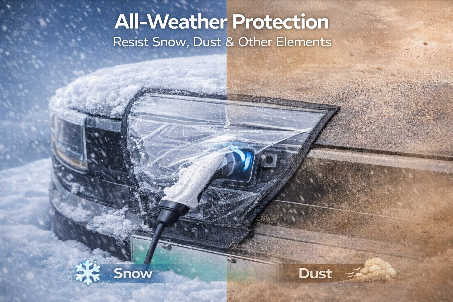 CleanRide™ Waterproof EV Charging Port Cover