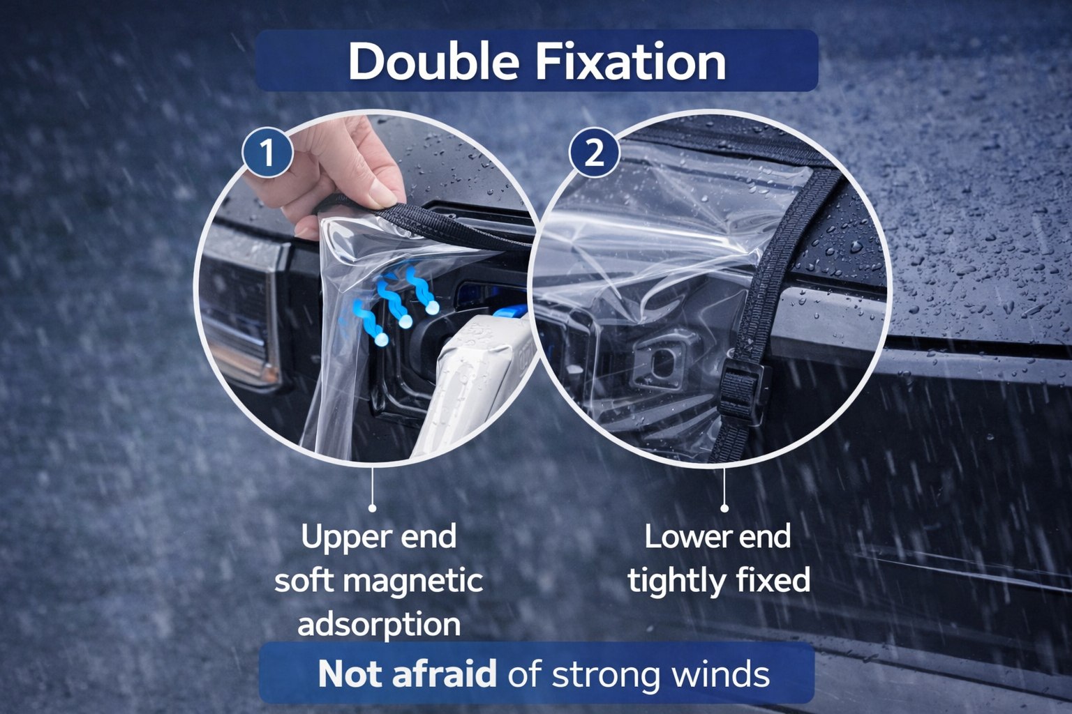 CleanRide™ Waterproof EV Charging Port Cover