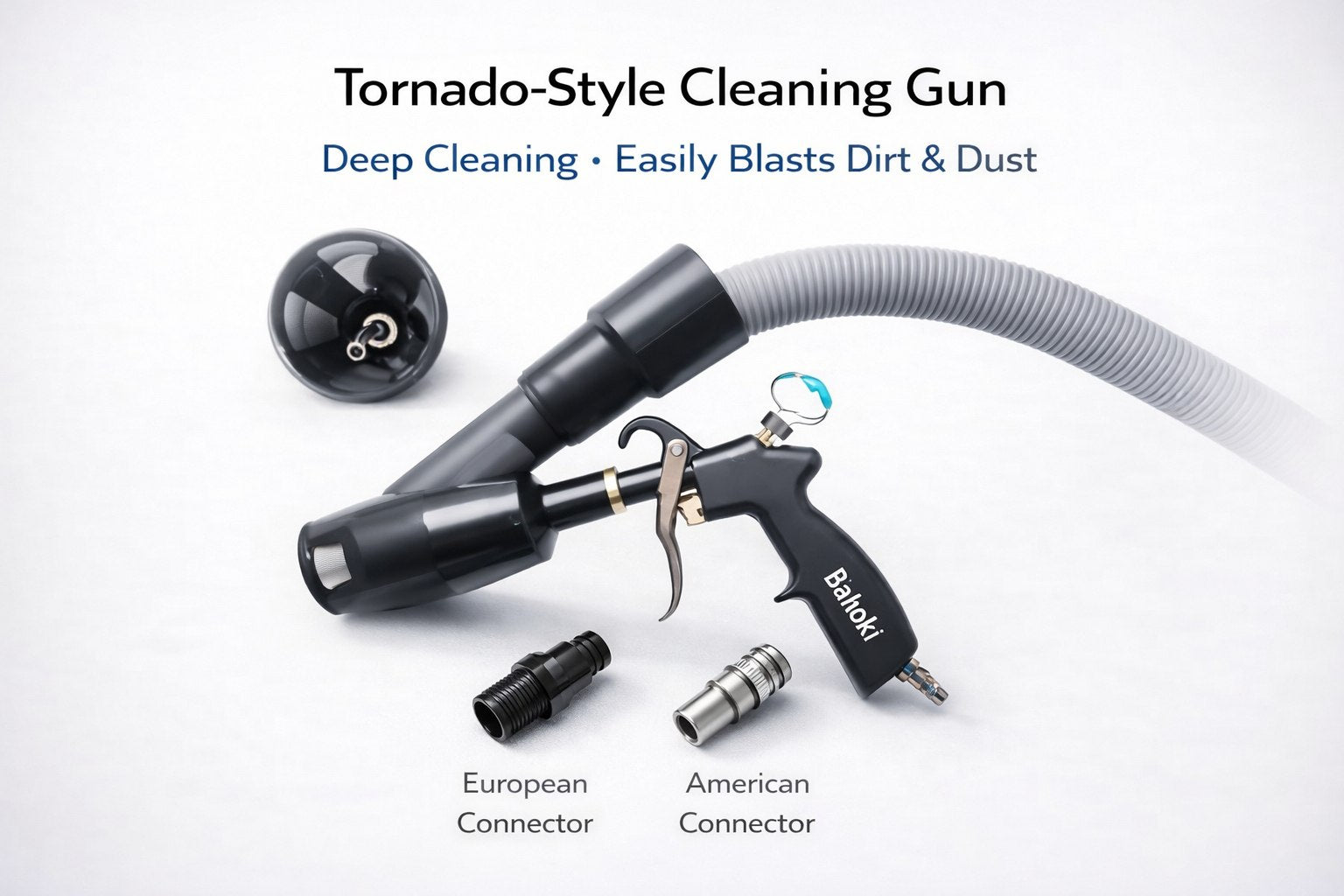 CleanRide™ Tornado Air Gun – Professional Car Interior Cleaner