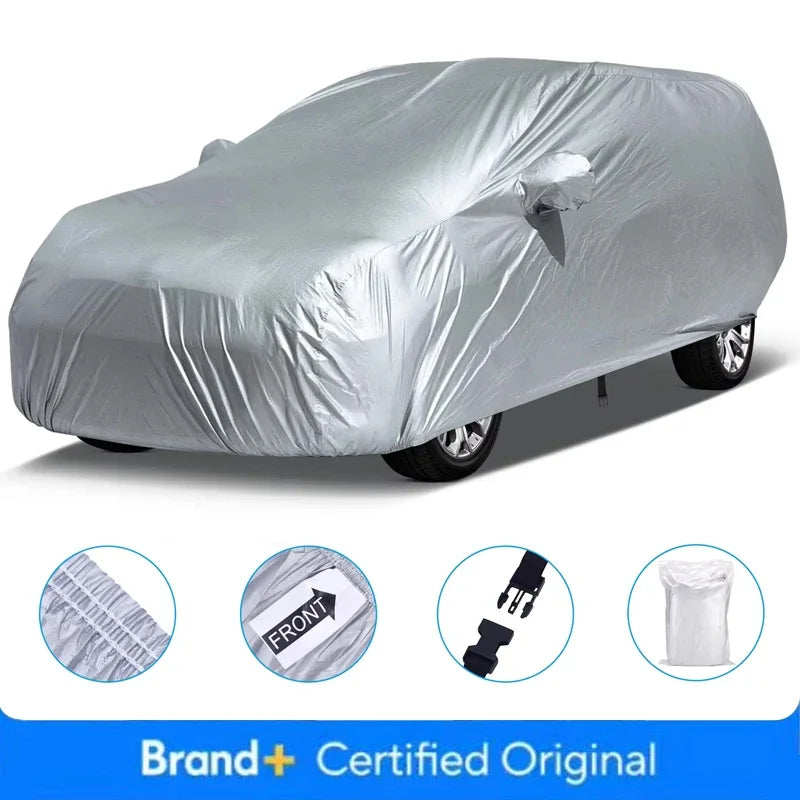 CleanRide™ Premium Waterproof Car Cover – Sun, Rain & Dust Protection