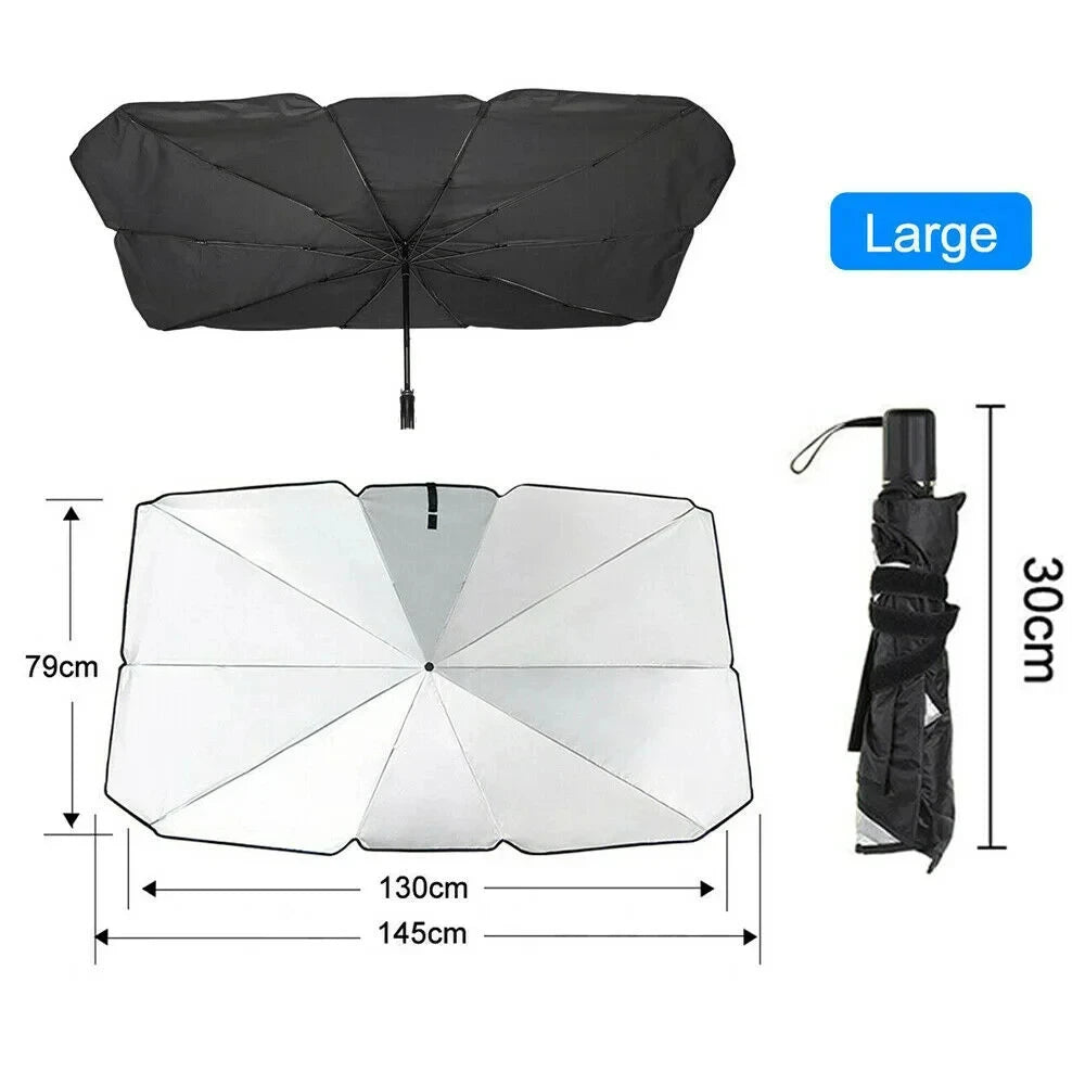 CleanRide™ Foldable Windshield Sunshade Umbrella