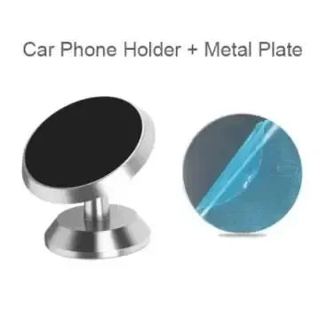 CleanRide™ Magnetic Phone Mount – 360° Rotation