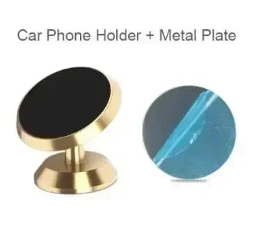 CleanRide™ Magnetic Phone Mount – 360° Rotation