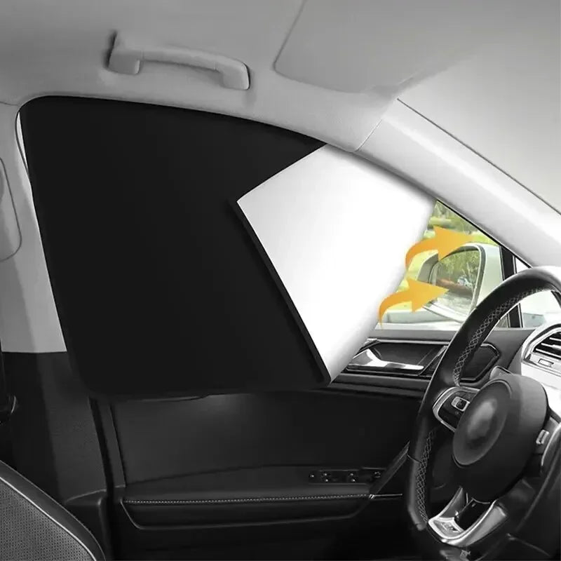 CleanRide™ Magnetic Car Window Sunshade – UV Protection & Privacy Cover (2 PCS)