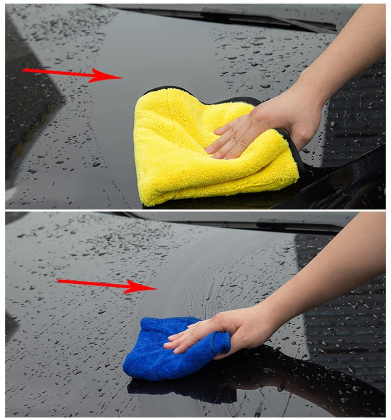 CleanRide™ Microfiber Car Cleaning Towels – 3 Pack (30×60cm)