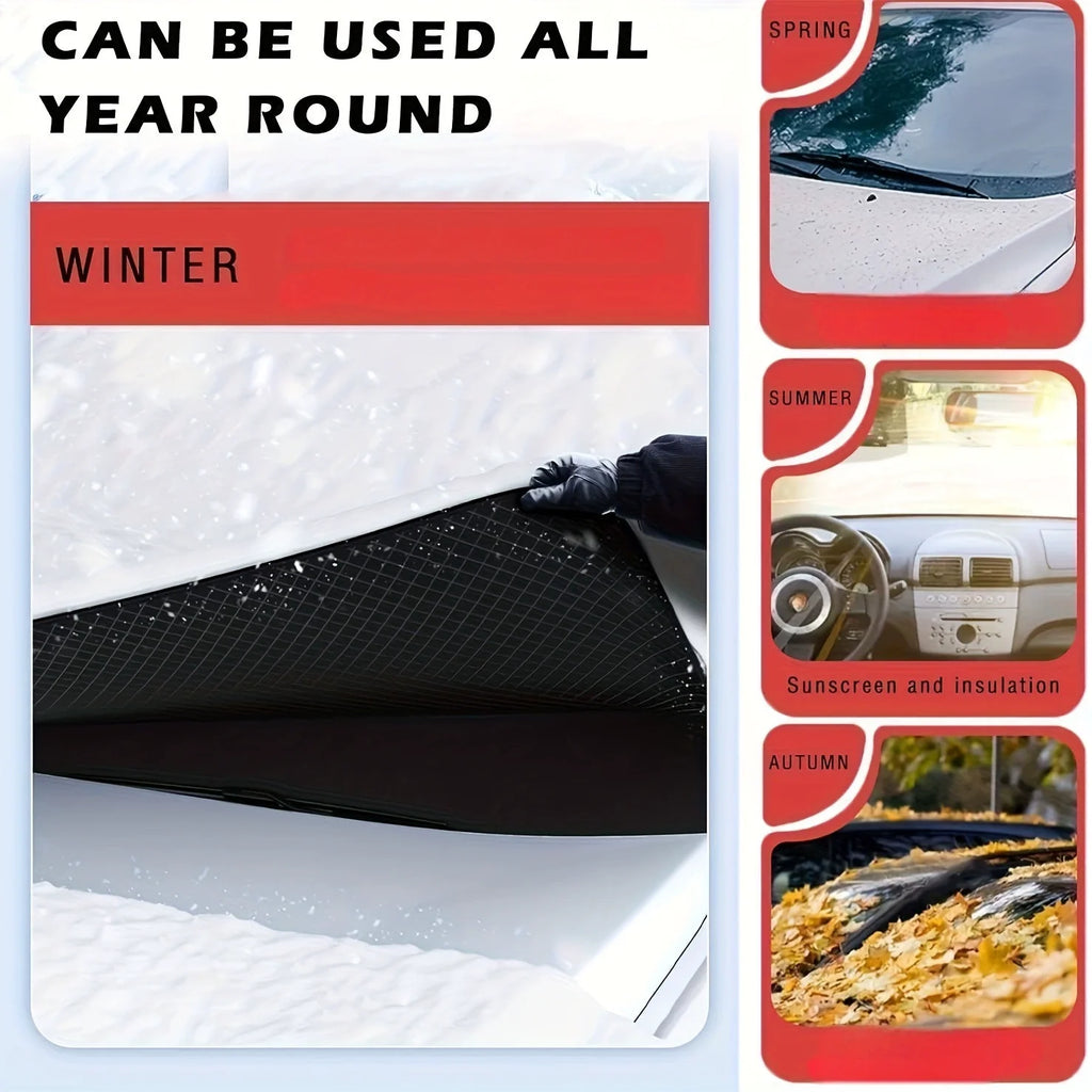 CleanRide™ Magnetic Winter Windshield Snow Cover