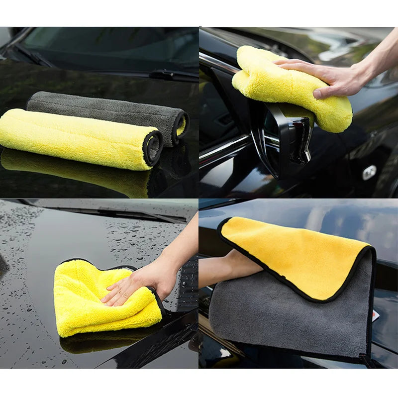 CleanRide™ Microfiber Car Cleaning Towels – 3 Pack (30×60cm)