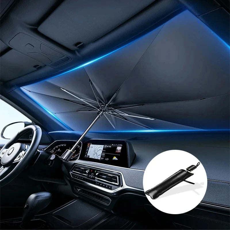 CleanRide™ Foldable Windshield Sunshade Umbrella