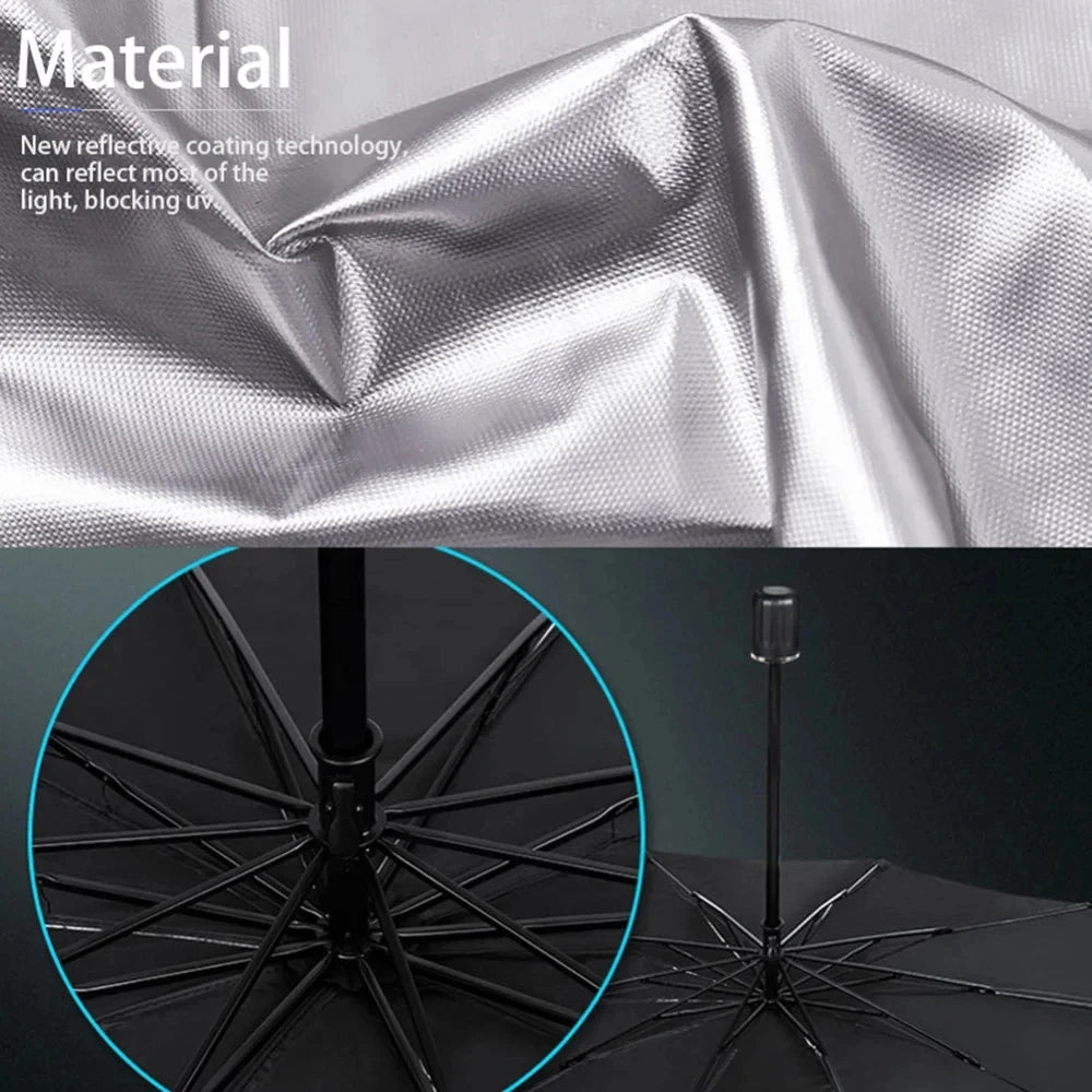 CleanRide™ Foldable Windshield Sunshade Umbrella